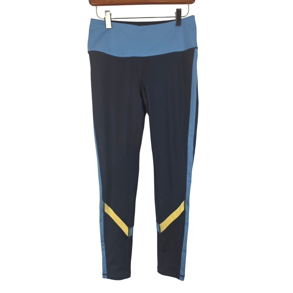 Z By Zella Athletic Leggings M Womens Blue Pull On Athleisure Work Out Yoga